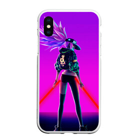 Чехол для iPhone XS Max матовый с принтом KDA Akali в Екатеринбурге, Силикон | Область печати: задняя сторона чехла, без боковых панелей | k pop | kda | lol | акали | образ