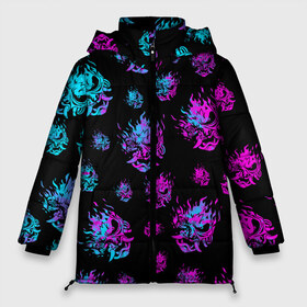 Женская зимняя куртка 3D с принтом CYBERPUNK NEON PATTERN в Екатеринбурге, верх — 100% полиэстер; подкладка — 100% полиэстер; утеплитель — 100% полиэстер | длина ниже бедра, силуэт Оверсайз. Есть воротник-стойка, отстегивающийся капюшон и ветрозащитная планка. 

Боковые карманы с листочкой на кнопках и внутренний карман на молнии | 2019 | cd project red | cyberpunk 2077 | cyberpunk fashion | hacker | keanu reeves | maelstrom | militech | night city | quadra | samurai | samurai cyberpunk 2077 | sci fi | trauma team | v | ви | киану ривз | киберпанк 2077 | логотип | роботы | 