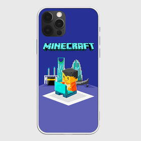 Чехол для iPhone 12 Pro Max с принтом Minecraft в Екатеринбурге, Силикон |  | minecraft | алекс | белый | блоки | ведьма | взрывчатка | визера | волк | гаст | добывать | дракон | зеленый куб | зомби | игра | крафт | крипер | кубики | лошадка | майн | майнкрафт | манкрафт | овечка | оцелот