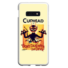 Чехол для Samsung S10E с принтом Cuphead в Екатеринбурге, Силикон | Область печати: задняя сторона чехла, без боковых панелей | cup head | cuphead | game | games | игра | игры | кап хэд | купахэд