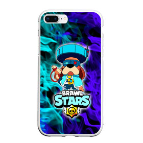 Чехол для iPhone 7Plus/8 Plus матовый с принтом Brawl Stars Ronin Ruffs в Екатеринбурге, Силикон | Область печати: задняя сторона чехла, без боковых панелей | brawl stars | colonel ruffs | logo | ronin ruffs | ruffs | бравл старс | бравлер | генерал гавс | генерал руфф | логотипы игр | персонажи игр | раффс | руфус | руффс | собака