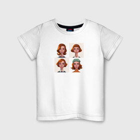 Детская футболка хлопок с принтом Ход Королевы в Екатеринбурге, 100% хлопок | круглый вырез горловины, полуприлегающий силуэт, длина до линии бедер | 