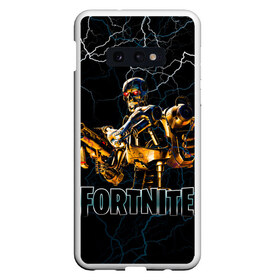 Чехол для Samsung S10E с принтом Fortnite T-800 в Екатеринбурге, Силикон | Область печати: задняя сторона чехла, без боковых панелей | Тематика изображения на принте: 