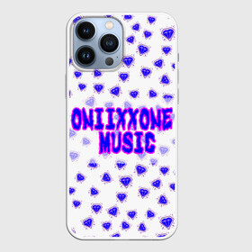 Чехол для iPhone 13 Pro Max с принтом OniixxOneMusic1 в Екатеринбурге,  |  | Тематика изображения на принте: almas | music | neon | oniixxone | text