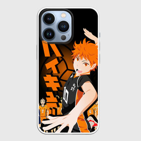 Чехол для iPhone 13 Pro с принтом HAIKYUU Шоё Хината и его команда в Екатеринбурге,  |  | anime | haikyu | haikyuu | karasuno | аниме | волейбол | ворон | карасуно | манга | мяч | сёё хината