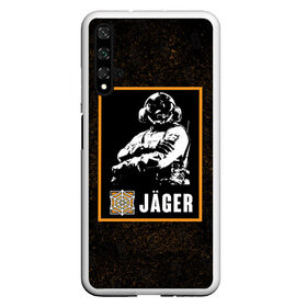 Чехол для Honor 20 с принтом Jager в Екатеринбурге, Силикон | Область печати: задняя сторона чехла, без боковых панелей | jager | r6s | rainbow six siege | оперативник | персонаж | ягер