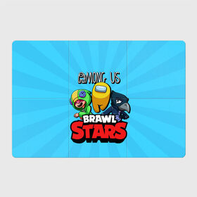 Магнитный плакат 3Х2 с принтом Among Us and Brawl Stars в Екатеринбурге, Полимерный материал с магнитным слоем | 6 деталей размером 9*9 см | among us | brawl | brawl stars | crewmate | crow | game | impostor | leon | logo | red | stars | sus | suspicious | амонг ac | амонгас | бравл старс | бравлы | ворон | игра | игры | импостер | космонавт | космос | крюмейт | леон | лого | логотип