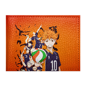 Обложка для студенческого билета с принтом ВОЛЕЙБОЛ!! / HAIKYUU!! в Екатеринбурге, натуральная кожа | Размер: 11*8 см; Печать на всей внешней стороне | anime | haikyu | haikyuu | karasuno | аниме | волейбол | ворон | карасуно | манга | мяч | сёё хината