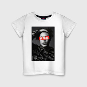 Детская футболка хлопок с принтом LIL SKIES Rapper в Екатеринбурге, 100% хлопок | круглый вырез горловины, полуприлегающий силуэт, длина до линии бедер | Тематика изображения на принте: 