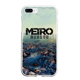 Чехол для iPhone 7Plus/8 Plus матовый с принтом Metro Exodus в Екатеринбурге, Силикон | Область печати: задняя сторона чехла, без боковых панелей | 2033 | exodus | metro | metro 2033 | metro exodus | stalker | апокалипсис | диггер | дигеры | метро | разрушка | эпидемия