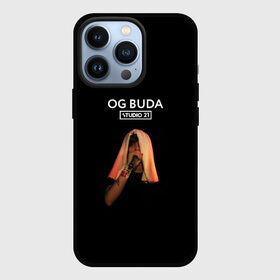 Чехол для iPhone 13 Pro с принтом OG Buda в Екатеринбурге,  |  | Тематика изображения на принте: melon music | og buda | опг сити | русский рэп | рэп | тюмень | хип хоп