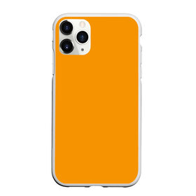 Чехол для iPhone 11 Pro Max матовый с принтом Цвет Шафран (без рисунка) в Екатеринбурге, Силикон |  | без рисунка | горчичный | желто оранжевый тон | желтый | модные цвета 2020 | оранжевый | рыжий | сочный цвет | цвет 2020 | шафран | яркие цвета