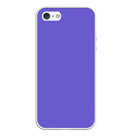 Чехол для iPhone 5/5S матовый с принтом Аспидно-синий в Екатеринбурге, Силикон | Область печати: задняя сторона чехла, без боковых панелей | без дизайна | без картинки | одноцветные | синий