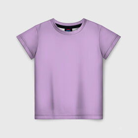 Детская футболка 3D с принтом Глициниевый цвет (без рисунка) в Екатеринбурге, 100% гипоаллергенный полиэфир | прямой крой, круглый вырез горловины, длина до линии бедер, чуть спущенное плечо, ткань немного тянется | Тематика изображения на принте: глициниевый | однотонный | пурпурный | розовый | фиолетовый | цвет