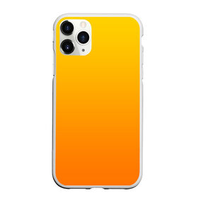 Чехол для iPhone 11 Pro матовый с принтом Оранжевый градиент в Екатеринбурге, Силикон |  | Тематика изображения на принте: градиент | желтый | оранжевый | цвет