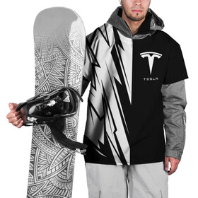 Накидка на куртку 3D с принтом Tesla в Екатеринбурге, 100% полиэстер |  | auto | car | elon | musk | nasa | race | spacex | tesla | авто | автоспорт | гонки | илон | маск | машина | тесла | тэсла