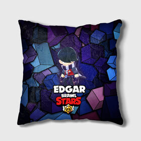 Подушка 3D с принтом BRAWL STARS EDGAR в Екатеринбурге, наволочка – 100% полиэстер, наполнитель – холлофайбер (легкий наполнитель, не вызывает аллергию). | состоит из подушки и наволочки. Наволочка на молнии, легко снимается для стирки | 8 bit | brawl stars | byron | colette | crow | edgar | gale | leon | max | mr.p | sally leon | shark | virus 8 bit | werewolf leon | акула | байрон | берли | бравл старс | ворон | коллет | макс | оборотень | эдгар