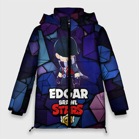 Женская зимняя куртка 3D с принтом BRAWL STARS EDGAR в Екатеринбурге, верх — 100% полиэстер; подкладка — 100% полиэстер; утеплитель — 100% полиэстер | длина ниже бедра, силуэт Оверсайз. Есть воротник-стойка, отстегивающийся капюшон и ветрозащитная планка. 

Боковые карманы с листочкой на кнопках и внутренний карман на молнии | Тематика изображения на принте: 8 bit | brawl stars | byron | colette | crow | edgar | gale | leon | max | mr.p | sally leon | shark | virus 8 bit | werewolf leon | акула | байрон | берли | бравл старс | ворон | коллет | макс | оборотень | эдгар