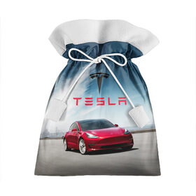 Подарочный 3D мешок с принтом Tesla Model 3 в Екатеринбурге, 100% полиэстер | Размер: 29*39 см | 3 | america | auto | car | electric | elon | model | motors | musk | tesla | usa | vehicle | авто | америка | илон | маск | модель | сша | тесла | электромобиль