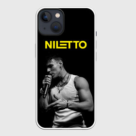 Чехол для iPhone 13 с принтом НИЛЕТТО в Екатеринбурге,  |  | niletto | pop | данил прытков | знаменитости | любимка | молодежные | музыка | нилетто | ноты | певец | подростковые | поп музыка | попса | русский певец | хит | шоу бизнес