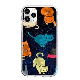 Чехол для iPhone 11 Pro матовый с принтом Космические котики в Екатеринбурге, Силикон |  | cat | cats | cosmos | kitten | mem | memes | rose | roses | глаза | глазки | киска | космос | кот | котёнок | котик | котики | котэ | котята | кошак | кошка | кошки | красивая | мем | мемчики | милая | прикольная | розы | светлая
