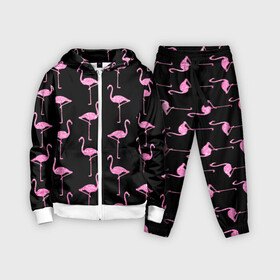 Детский костюм 3D с принтом Фламинго | Чёрная в Екатеринбурге,  |  | birds | drawing | fashion | feathers | flamingo | graphics | illustration | pink | stand | style | wings | youth | графика | иллюстрация | картинка | клюв | красивые | крылья | мода | молодежная | перья | птицы | рисунок | розовый | стиль | стоят