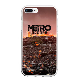 Чехол для iPhone 7Plus/8 Plus матовый с принтом Metro Exodus в Екатеринбурге, Силикон | Область печати: задняя сторона чехла, без боковых панелей | 2033 | exodus | metro | metro 2033 | metro exodus | stalker | апокалипсис | диггер | дигеры | метро | разрушка | эпидемия