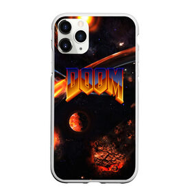 Чехол для iPhone 11 Pro матовый с принтом DOOM / ДУМ (S) в Екатеринбурге, Силикон |  | doom | doom eternal | game | tegunvteg | демоны | дум | игры | марс