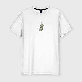 Мужская футболка хлопок Slim с принтом Надпись Искусство поху#зма в Екатеринбурге, 92% хлопок, 8% лайкра | приталенный силуэт, круглый вырез ворота, длина до линии бедра, короткий рукав | 16+ | деньги | доллар | крюк | мат