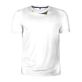 Мужская футболка 3D спортивная с принтом Надпись Искусство поху#зма в Екатеринбурге, 100% полиэстер с улучшенными характеристиками | приталенный силуэт, круглая горловина, широкие плечи, сужается к линии бедра | 16+ | деньги | доллар | крюк | мат