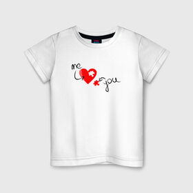 Детская футболка хлопок с принтом Незаменимая деталь в Екатеринбурге, 100% хлопок | круглый вырез горловины, полуприлегающий силуэт, длина до линии бедер | angel | cupid | day | happy | heart | love | rose | valentine | valentines | ангел | валентин | валентина | валентинка | день | купидон | любовь | святого | святой | сердце