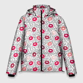 Мужская зимняя куртка 3D с принтом Поцелуи в Екатеринбурге, верх — 100% полиэстер; подкладка — 100% полиэстер; утеплитель — 100% полиэстер | длина ниже бедра, свободный силуэт Оверсайз. Есть воротник-стойка, отстегивающийся капюшон и ветрозащитная планка. 

Боковые карманы с листочкой на кнопках и внутренний карман на молнии. | love | амур | афродита | валентинка | влюбленность | вторая половинка | купидон | любовь | нежность | отношения | подарок любви | поцелуй | праздник любви | романтика | свадьба | свидание | семья