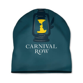 Шапка 3D с принтом Карнивал Роу - Carnival Row в Екатеринбурге, 100% полиэстер | универсальный размер, печать по всей поверхности изделия | carnival row | волшебный | исторический | карнивал роу | крылья | лампа | лого | логотип | подарок | сериал | сказка | фея | шляпа