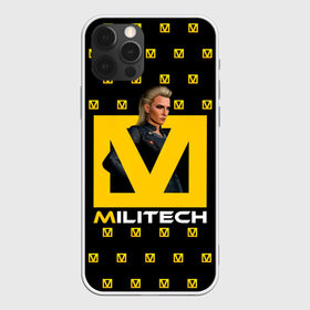 Чехол для iPhone 12 Pro Max с принтом MILITECH Cyberpunk 2077 в Екатеринбурге, Силикон |  | cyberpunk 2077 | hacker | maelstrom | militech | quadra | samurai | sci fi | technology | trauma team | v | будущее | игра | иероглифы | киану ривз | кибер | киберпанк | киборг | киборги | корпорация | лого | милитек | панк | роботы | самурай | т