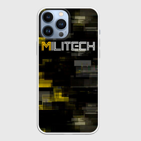 Чехол для iPhone 13 Pro Max с принтом MILITECH камуфляж Cyberpunk 2077 в Екатеринбурге,  |  | Тематика изображения на принте: cyberpunk 2077 | hacker | maelstrom | militech | quadra | samurai | sci fi | technology | trauma team | v | будущее | игра | иероглифы | киану ривз | кибер | киберпанк | киборг | киборги | корпорация | лого | милитек | панк | роботы | самурай | т