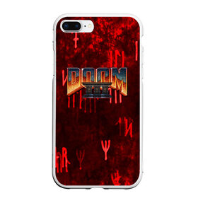 Чехол для iPhone 7Plus/8 Plus матовый с принтом DOOM 3 (S) в Екатеринбурге, Силикон | Область печати: задняя сторона чехла, без боковых панелей | doom | doom eternal | game | tegunvteg | демоны | дум | думгай | игры | марс | планета