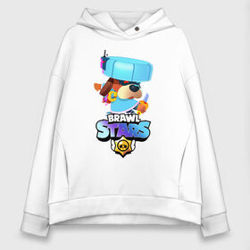 Женское худи Oversize хлопок с принтом Brawl Stars - Ronin Ruffs в Екатеринбурге, френч-терри — 70% хлопок, 30% полиэстер. Мягкий теплый начес внутри —100% хлопок | боковые карманы, эластичные манжеты и нижняя кромка, капюшон на магнитной кнопке | brawl | brawl ruffs | brawl stars | brawl stars ronin ruffs | brawler | colonel ruffs | leon | new brawler | ronin ruffs | ruffs | ruffus | starrforce | бравл | бравл собака | бравл старс | бравлер | гавс | генерал гавс | леон | ронин 