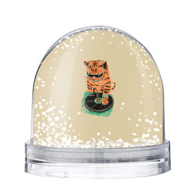 Снежный шар с принтом Cat DJ в Екатеринбурге, Пластик | Изображение внутри шара печатается на глянцевой фотобумаге с двух сторон | art | cat | dj | goer | musician | party | pop | singer | арт | буп | диджей | кот | кошка | музыкант | певец | поп | тусовщик