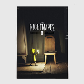 Постер с принтом Little Nightmares 2 в Екатеринбурге, 100% бумага
 | бумага, плотность 150 мг. Матовая, но за счет высокого коэффициента гладкости имеет небольшой блеск и дает на свету блики, но в отличии от глянцевой бумаги не покрыта лаком | little nightmares | nightmares | игры | литл найтмейрс | моно | учительница