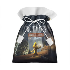 Подарочный 3D мешок с принтом Little Nightmares 2 в Екатеринбурге, 100% полиэстер | Размер: 29*39 см | Тематика изображения на принте: little nightmares | nightmares | игры | литл найтмейрс | моно | учительница