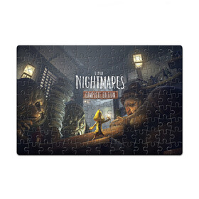 Пазл магнитный 126 элементов с принтом Little Nightmares 2 в Екатеринбурге, полимерный материал с магнитным слоем | 126 деталей, размер изделия —  180*270 мм | Тематика изображения на принте: little nightmares | nightmares | игры | литл найтмейрс | моно | учительница