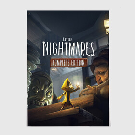 Постер с принтом Little Nightmares 2 в Екатеринбурге, 100% бумага
 | бумага, плотность 150 мг. Матовая, но за счет высокого коэффициента гладкости имеет небольшой блеск и дает на свету блики, но в отличии от глянцевой бумаги не покрыта лаком | little nightmares | nightmares | игры | литл найтмейрс | моно | учительница