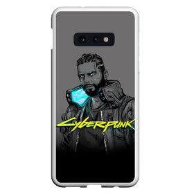 Чехол для Samsung S10E с принтом Cyberpunk 2077 в Екатеринбурге, Силикон | Область печати: задняя сторона чехла, без боковых панелей | cyberpunk 2077 | hacker | maelstrom | militech | quadra | samurai | sci fi | technology | trauma team | v | будущее | игра | иероглифы | киану ривз | кибер | киберпанк | киборг | киборги | корпорация | лого | милитек | панк | роботы | самурай | т