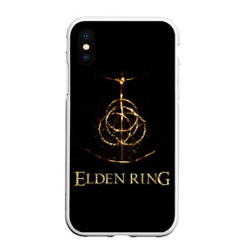 Чехол для iPhone XS Max матовый с принтом Elden Ring в Екатеринбурге, Силикон | Область печати: задняя сторона чехла, без боковых панелей | action | armor | dark souls | demon | elden ring | fromsoftware | games | george martin | japan | knight | namco bandai | rpg | weapon | броня | дарк соулс | демон | джордж мартин | игры | оружие | рпг | рыцарь | темные души | экшен | япония