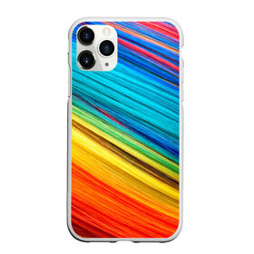 Чехол для iPhone 11 Pro матовый с принтом цветной мех диагональ в Екатеринбурге, Силикон |  | волокна | геометрия | диагональ | краски | мех | полоски | полосы | радуга | текстура | цвета | яркий