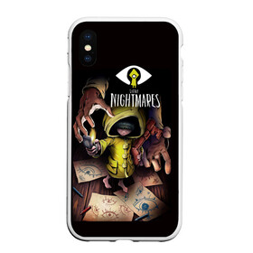 Чехол для iPhone XS Max матовый с принтом Шестая. Little Nightmares в Екатеринбурге, Силикон | Область печати: задняя сторона чехла, без боковых панелей | bandai | game | indie | little | little nightmares | namco | nightmares | глаз | игра | игры | инди | карты | квест | ключ | литл найтмейрс | логотипы игр | маленькие | моно | монстр | платформер | рисунок | руки | ужастик | хоррор