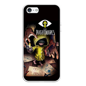 Чехол для iPhone 5/5S матовый с принтом Шестая. Little Nightmares в Екатеринбурге, Силикон | Область печати: задняя сторона чехла, без боковых панелей | Тематика изображения на принте: bandai | game | indie | little | little nightmares | namco | nightmares | глаз | игра | игры | инди | карты | квест | ключ | литл найтмейрс | логотипы игр | маленькие | моно | монстр | платформер | рисунок | руки | ужастик | хоррор