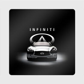 Магнит виниловый Квадрат с принтом INFINITI в Екатеринбурге, полимерный материал с магнитным слоем | размер 9*9 см, закругленные углы | Тематика изображения на принте: infiniti | infinity | авто | автомобильные | автоспорт | инфинити | машины