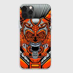 Чехол для iPhone 12 Pro Max с принтом CyberSkull в Екатеринбурге, Силикон |  | cyberpunk | evil | head | mask | mechanical | rage | robot | skull | арт | гнев | голова | демон | дьявол | злой | киберпанк | маска | механический | монстр | робот | рога | самурай | череп