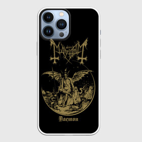 Чехол для iPhone 13 Pro Max с принтом MAYHEM в Екатеринбурге,  |  | black | dark | demon | hard | hardcore | mayhem | metal | music | norway | punk | rock | альбом | блэк | демон | майхем | метал | музыка | норвегия | панк | рок | черный